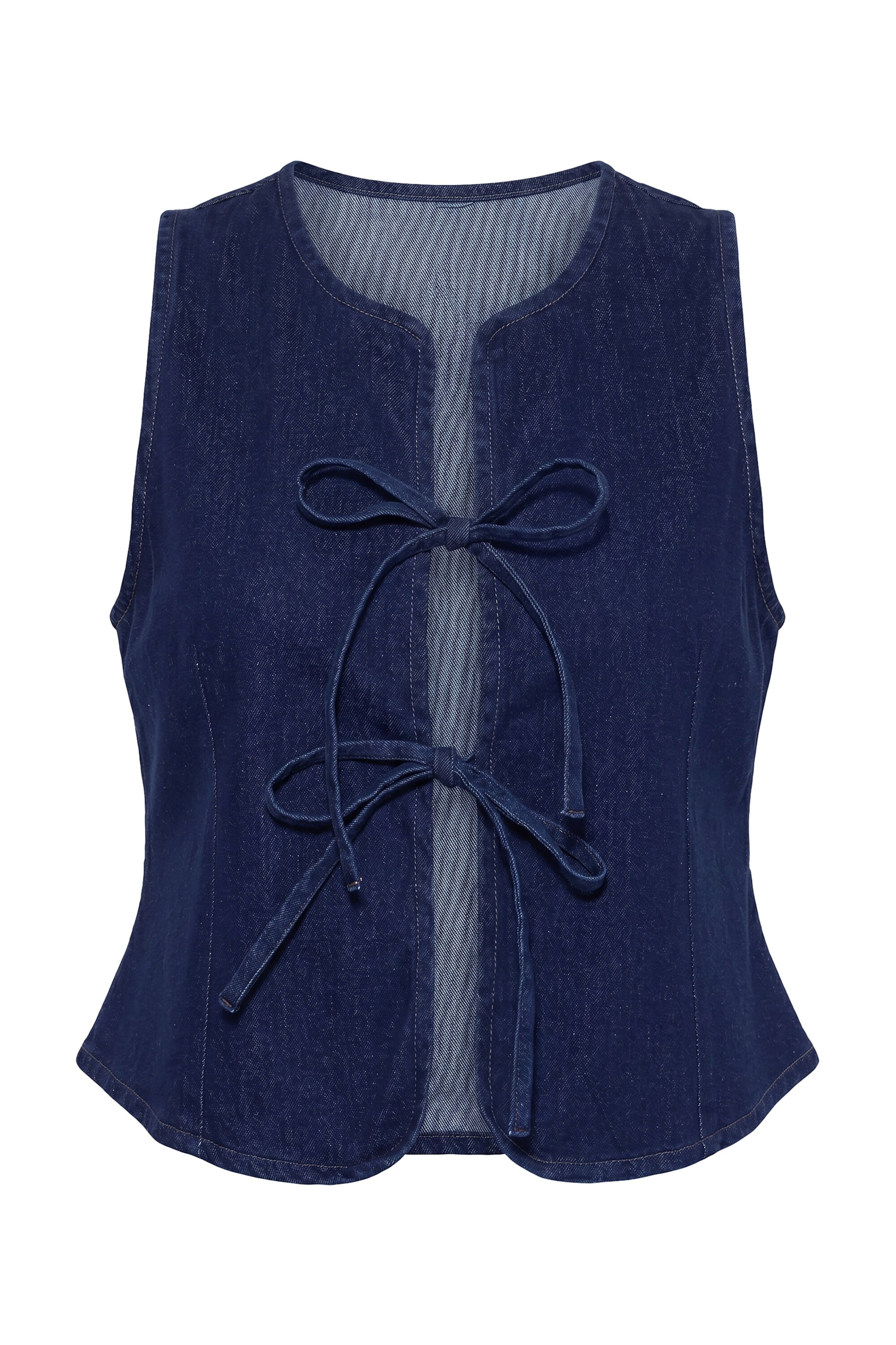 Angel of Style Weste in Blau: Vorderseite