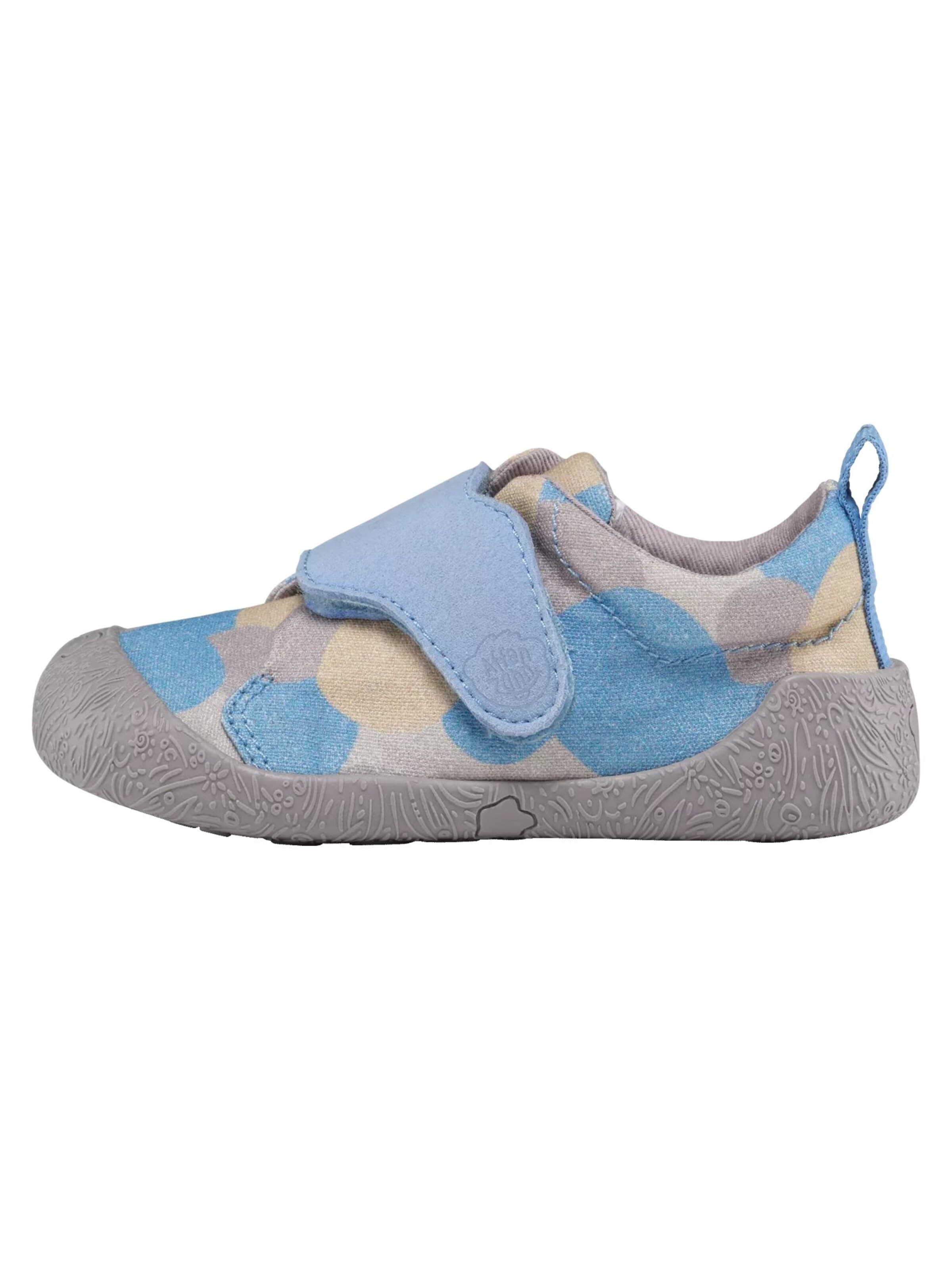 Affenzahn First-Step Shoes 'Smally' in Blue: front