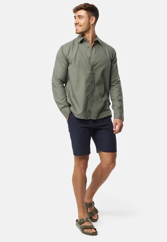 INDICODE JEANS Regular Fit Hemd in Grün