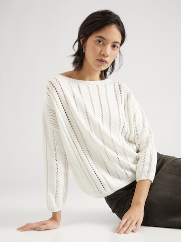 Herrlicher Pullover 'Mia Malu' in Weiß