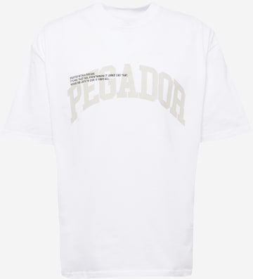 Tricou 'GILFORD' de la Pegador pe alb: față