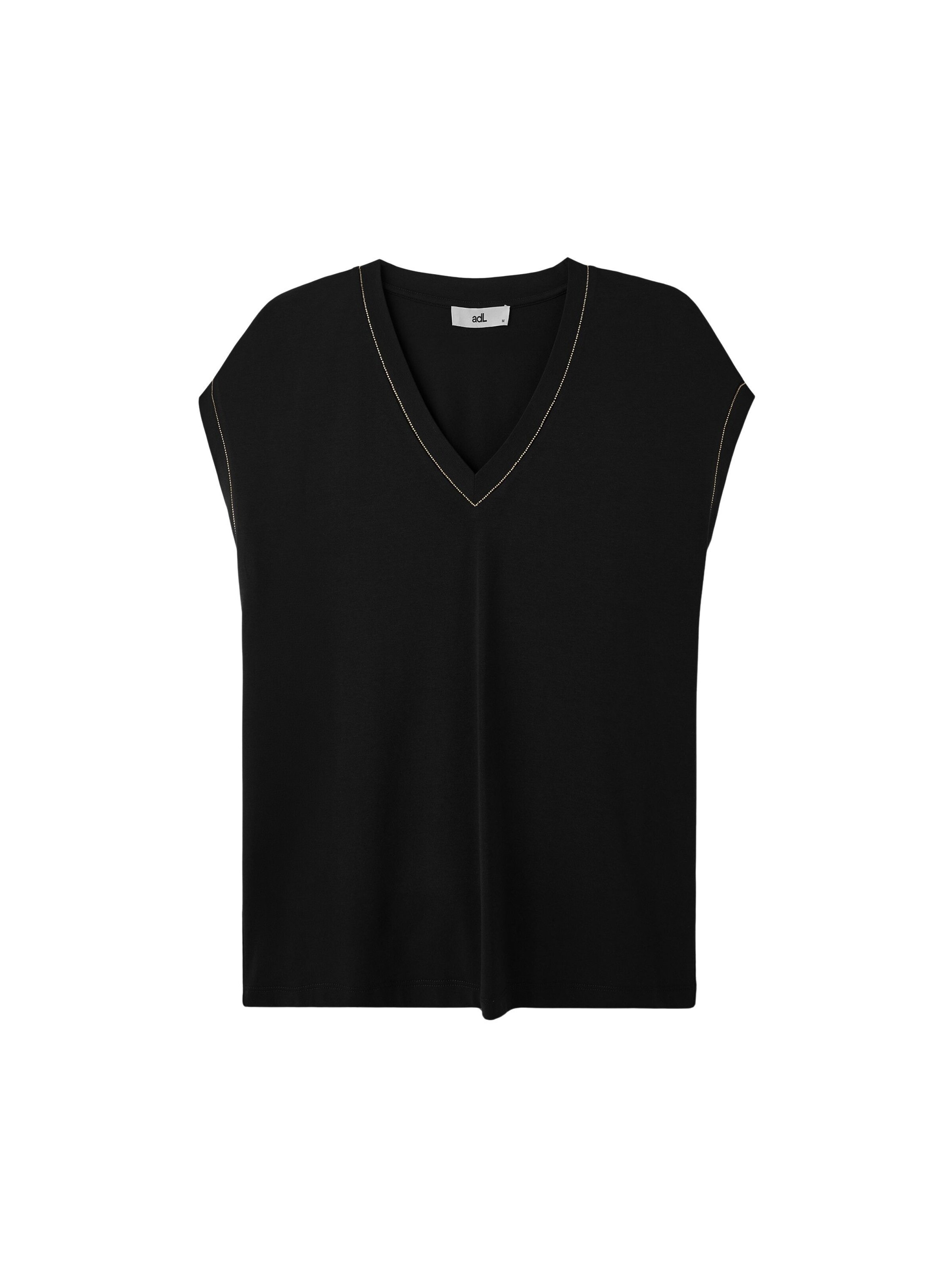 adl Shirt in Zwart: voorkant