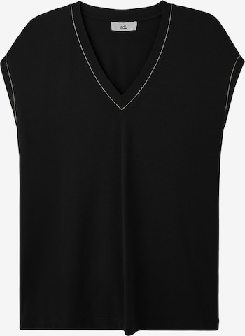 T-shirt adl en noir : devant