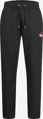 LONSDALE Regular Toiminnalliset housut 'HEMYOCK' värissä musta: etupuoli