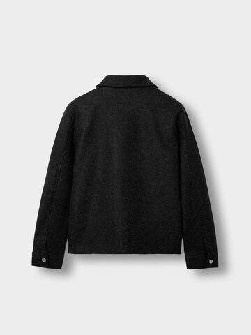 Burocs Übergangsjacke 'Zipped'‌‌‌‌‌‌‌ in Schwarz