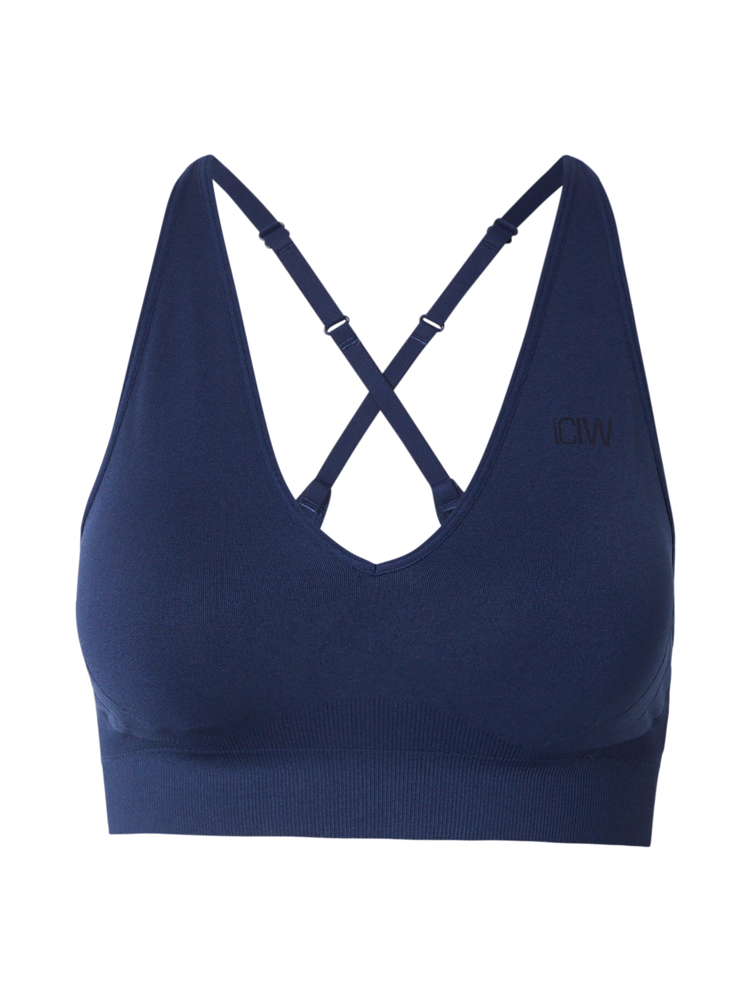 ICANIWILL - Soutien de desporto 'Sculpt' em azul: frente