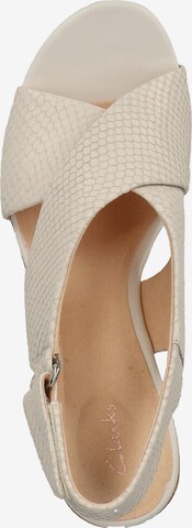 CLARKS Sandaal 'Maritsa Lara' in Beige