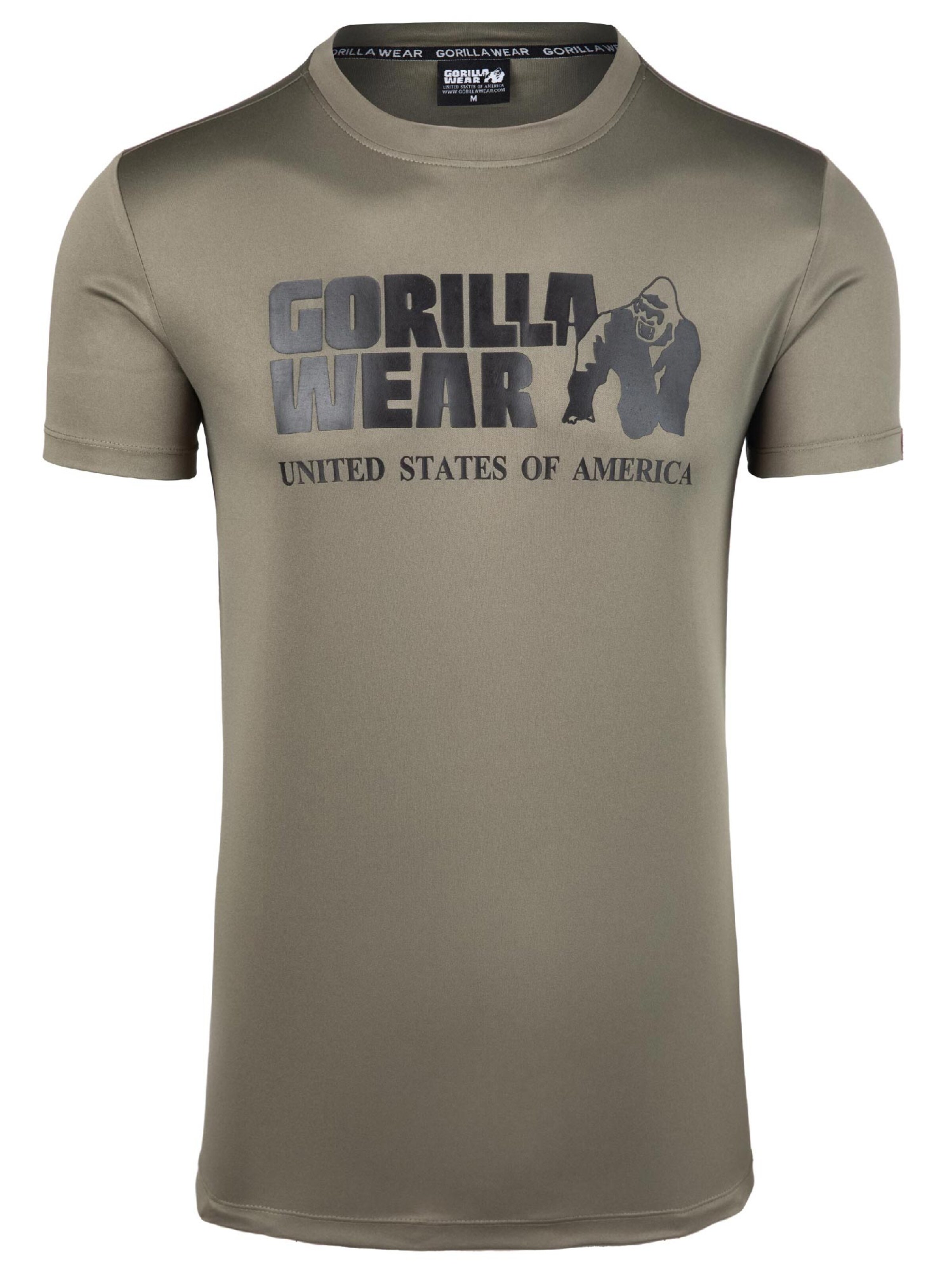 Maglia funzionale 'Classic' di Gorilla Wear in verde: frontale