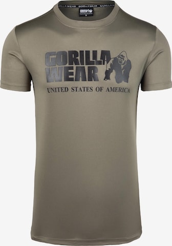 Maglia funzionale 'Classic' di Gorilla Wear in verde: frontale