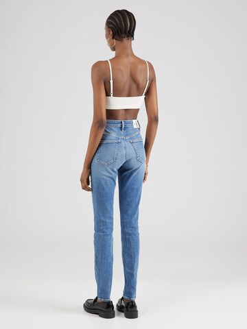Calvin Klein Jeans Slimfit Farkut 'HIGH RISE SKINNY' värissä sininen