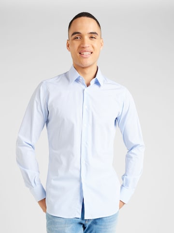 Karl Lagerfeld - Ajuste regular Camisa en azul: frente