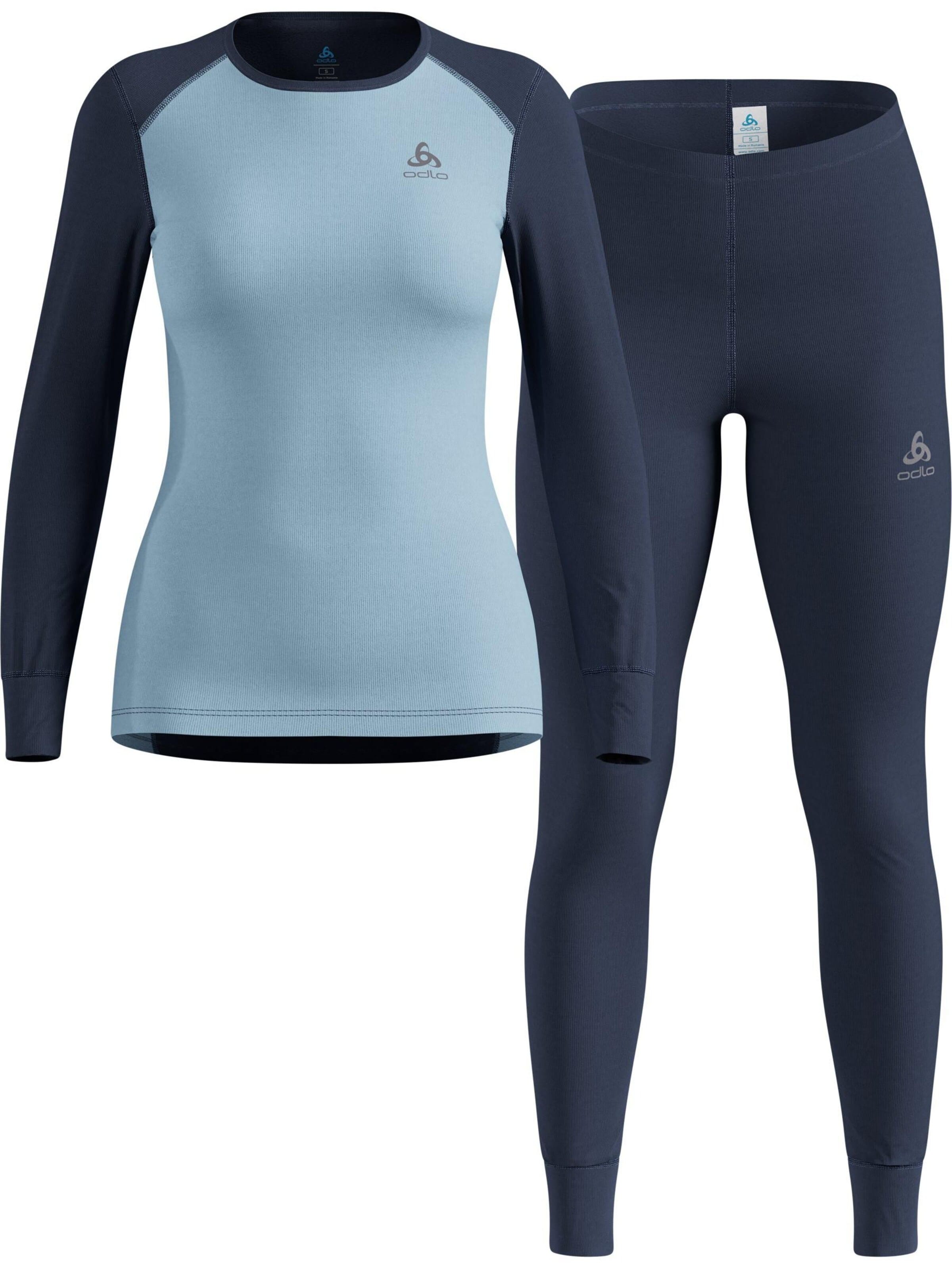 Ensemble de linge 'ACTIVE WARM' ODLO en bleu : devant