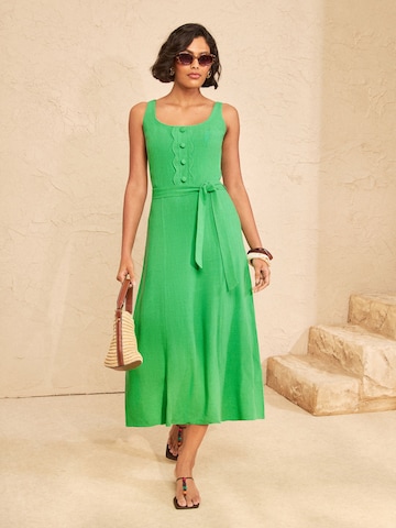 Abito di love & roses in verde