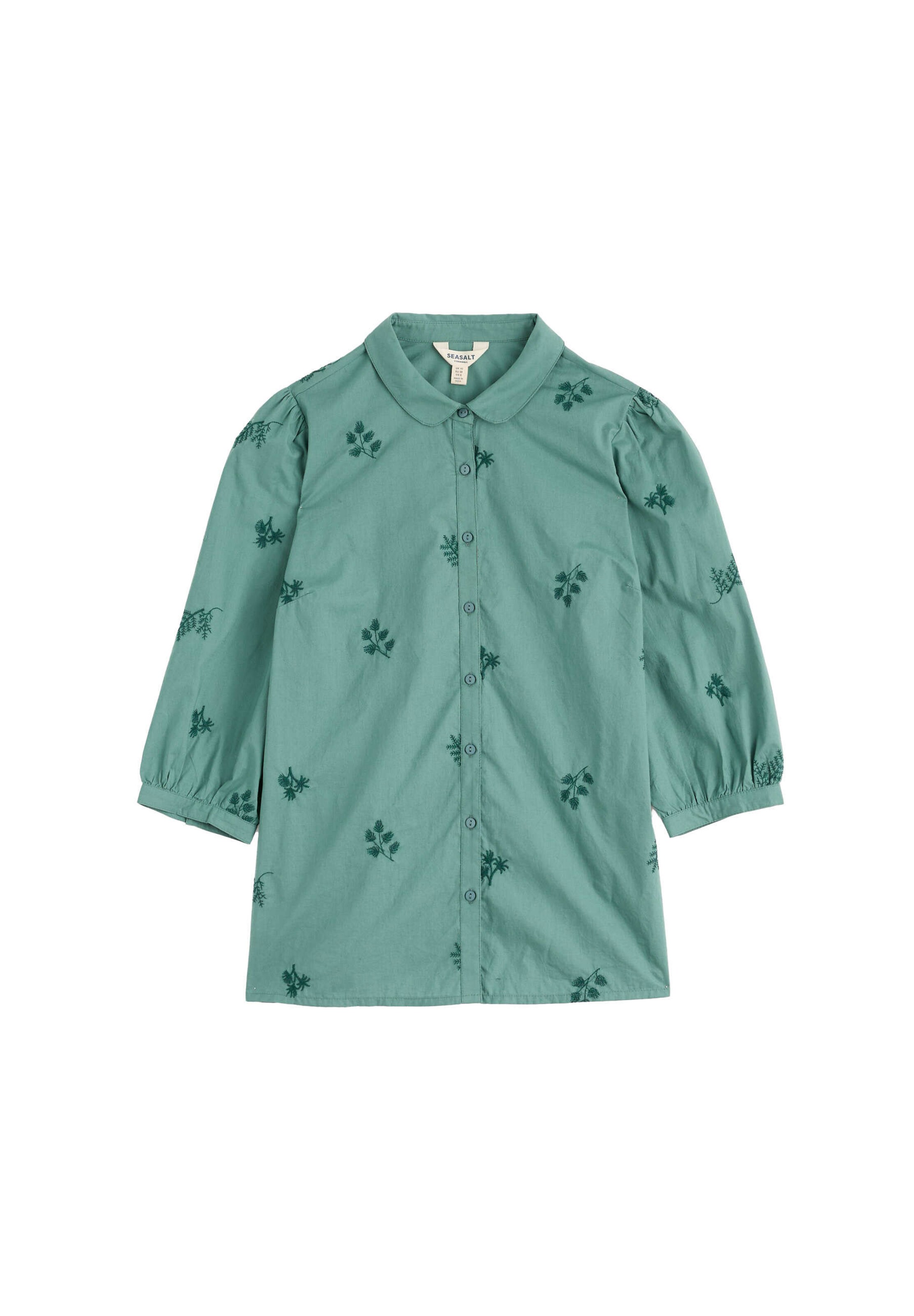 Seasalt Cornwall Blouse 'Hope Cottage' in Green: front