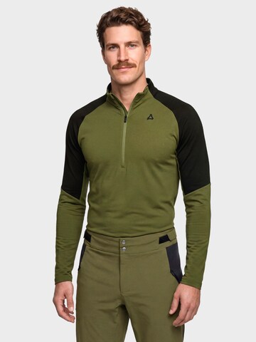Schöffel Functioneel shirt in Groen: voorkant