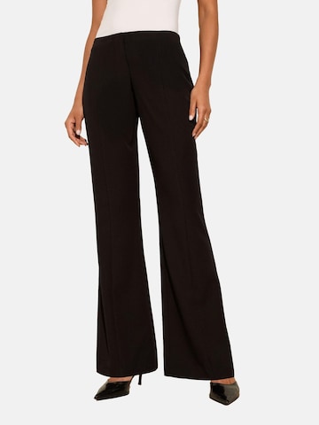 Bootcut Pantalon Friends Like These en noir : devant