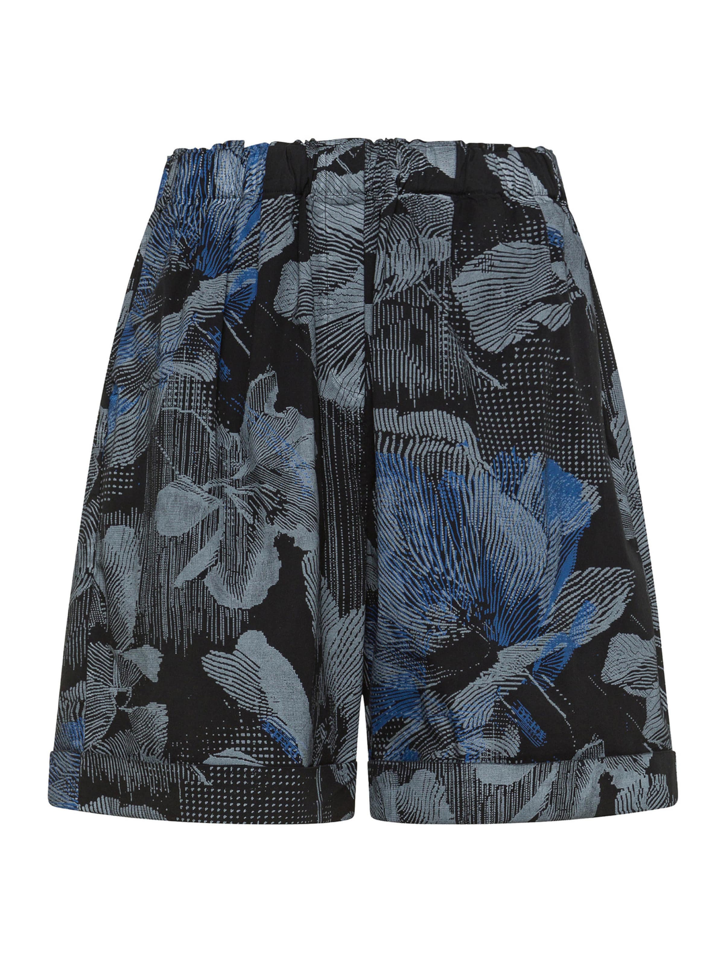 DEHA Regular Trousers in Black: front