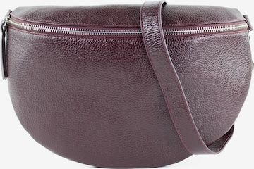 lePelou Gürteltasche 'TONI large' in Rot: Vorderseite