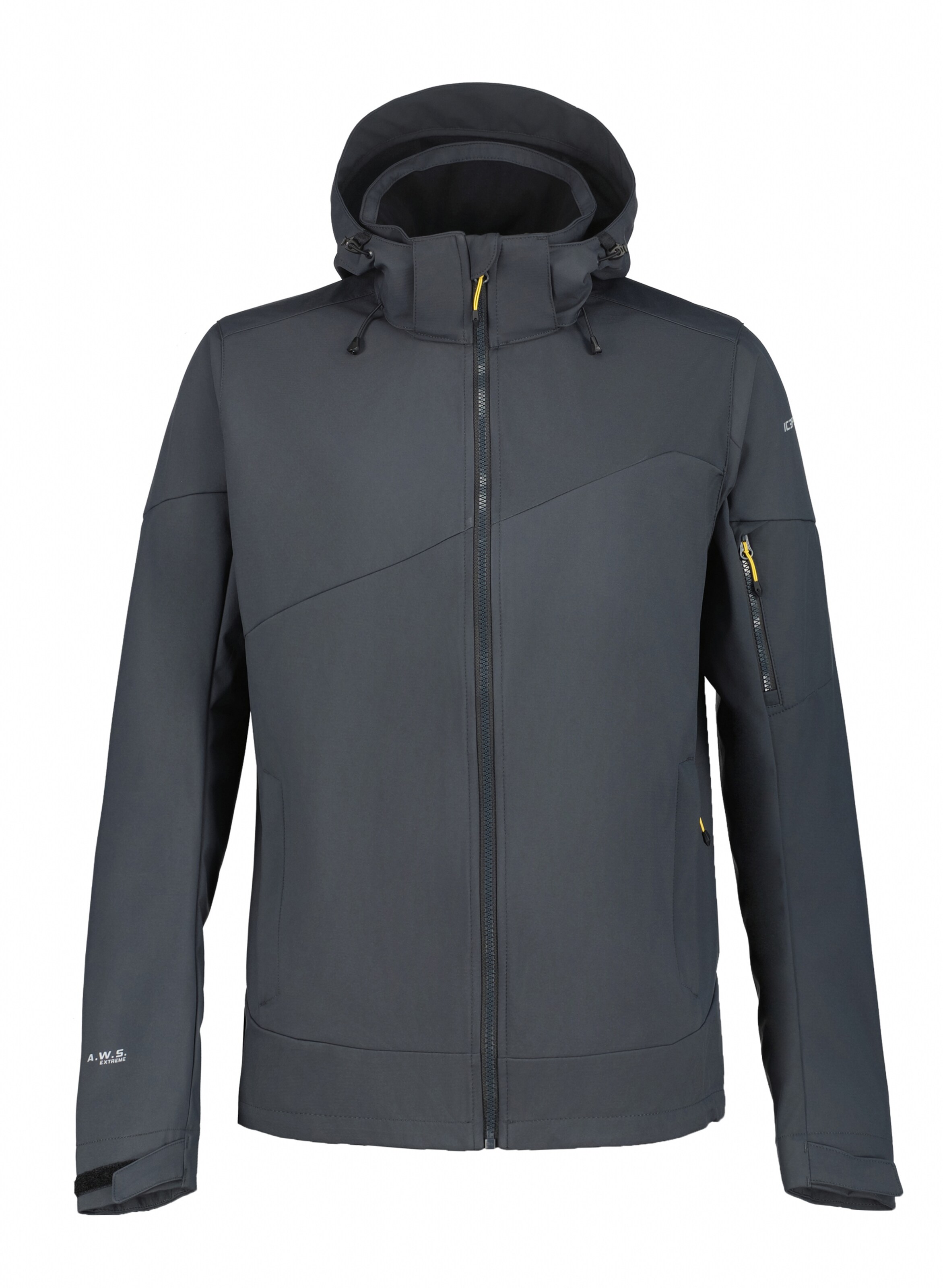 ICEPEAK Outdoor jacket 'Barmstedt' in Grey: front