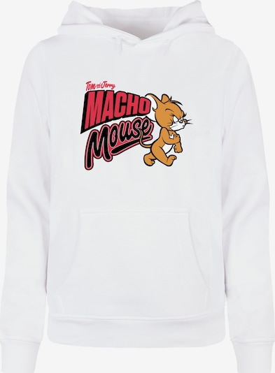 Felpa 'Tom And Jerry - Macho Mouse' ABSOLUTE CULT di colore pueblo / rosso acceso / nero / bianco, Visualizzazione prodotti