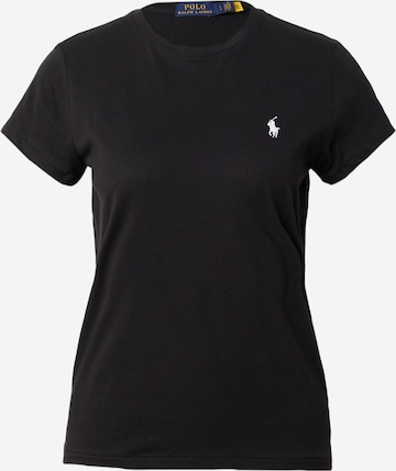T-shirt Polo Ralph Lauren en noir : devant