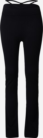 HUGO Slim fit Pants 'Norchidea' in Black: front