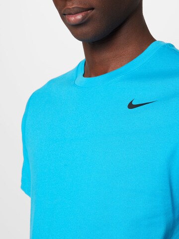 NIKE Regular fit Funkcionalna majica | modra barva
