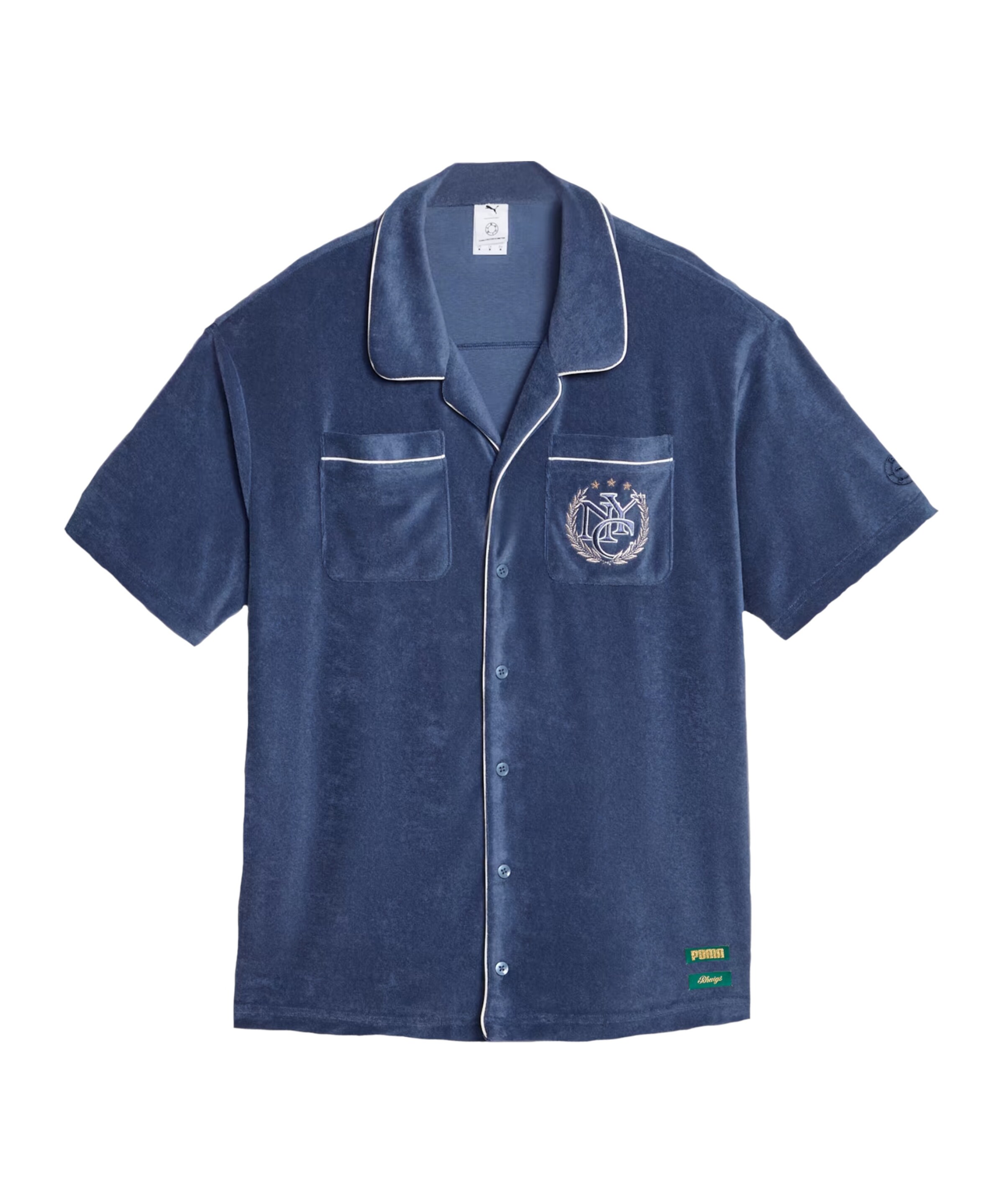 PUMA Regular Fit Funktionshemd in Blau: Vorderseite