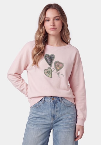 Sweat-shirt MYMO en rose : devant
