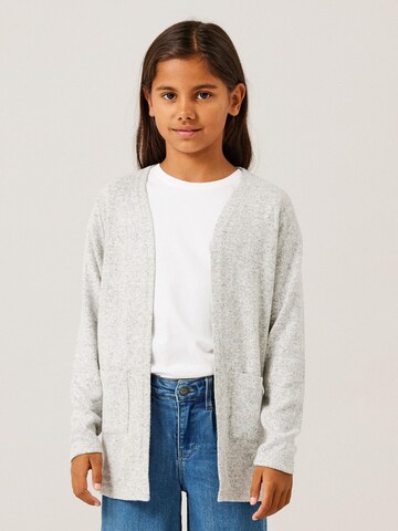 NAME IT Cardigan 'Victi' i grå: forside