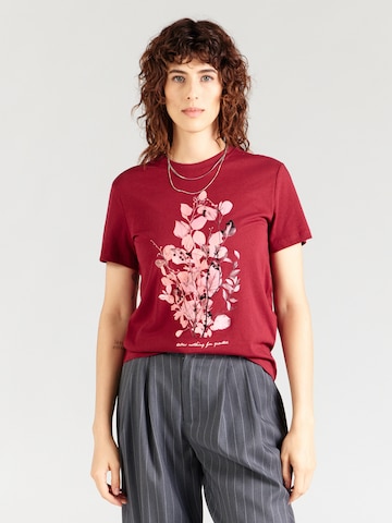 ONLY Shirt 'ONLKITA' in Rood: voorkant