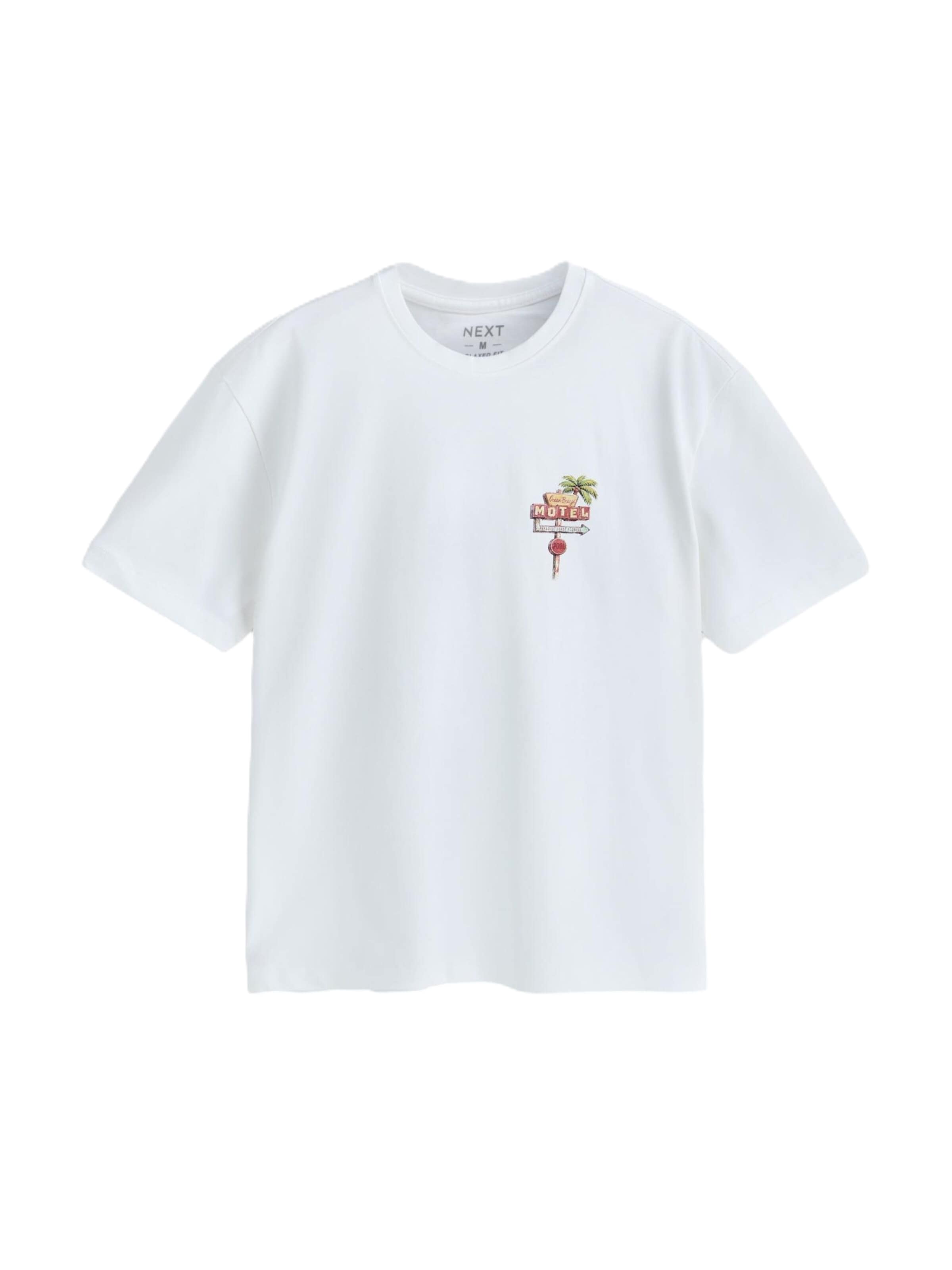 Next T-Shirt in XS in jade / magenta / altrosa / weiß, Produktansicht