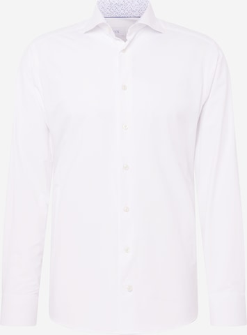 ETON Slim fit Button Up Shirt in White: front