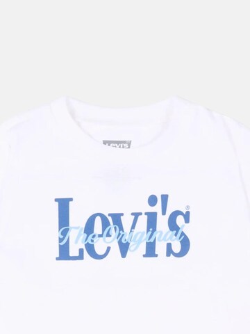 Set 'LVB HP AOP LOGO TEE & SHORT' Levi's Kids en blanc
