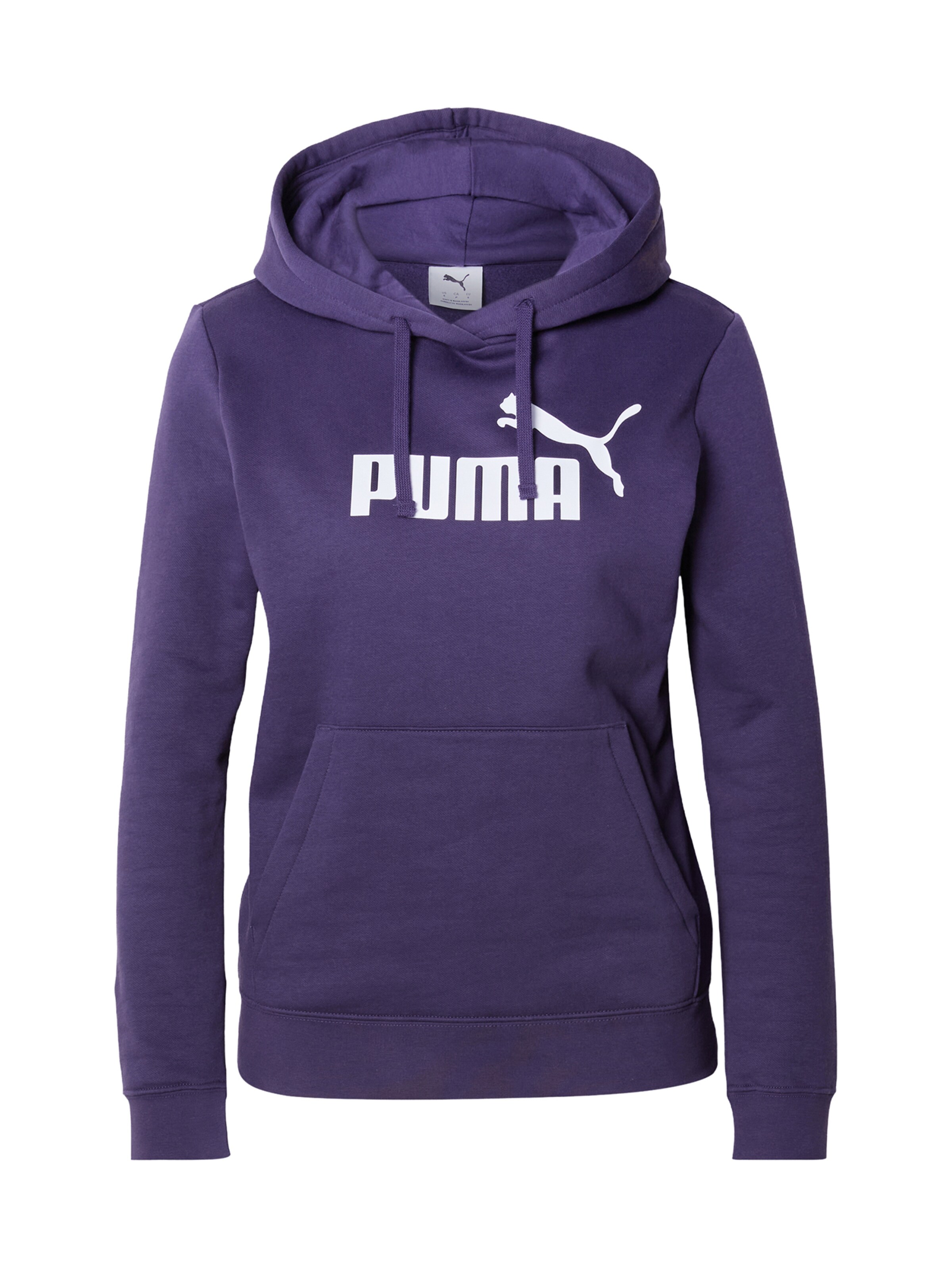 PUMA Athletic Sweatshirt 'ESS No. 1' in Purple: front