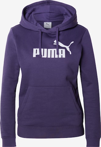 PUMA Athletic Sweatshirt 'ESS No. 1' in Purple: front