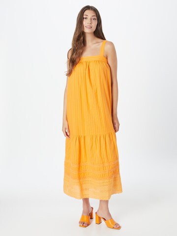 Robe d’été Warehouse en orange : devant