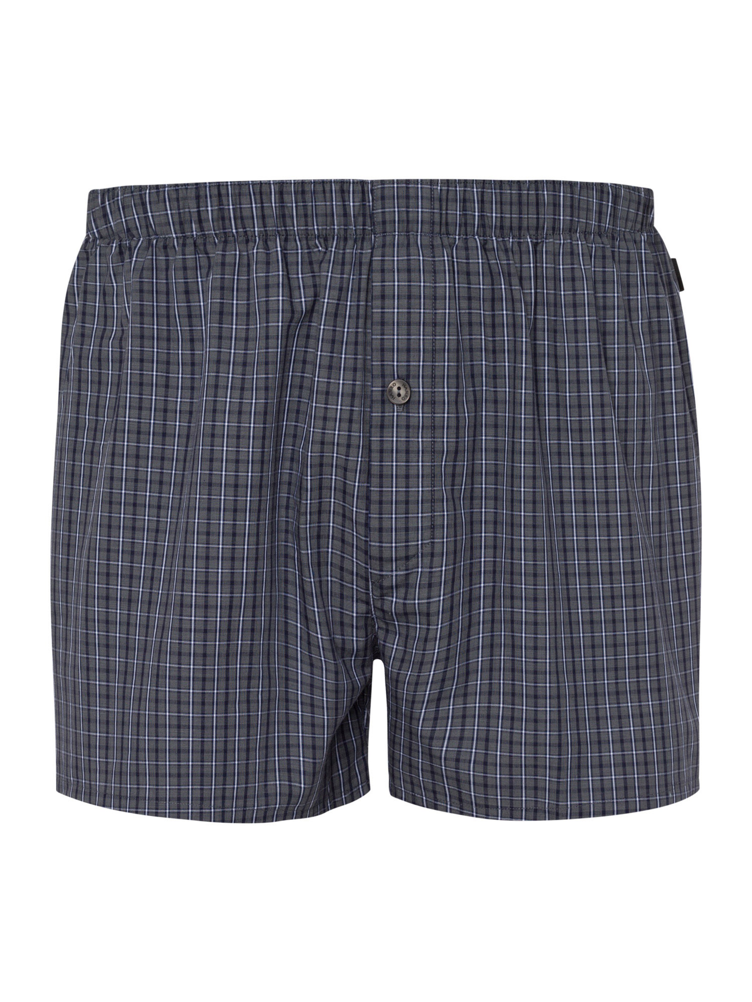 Hanro - Boxers 'Fancy Woven' em cinzento: frente