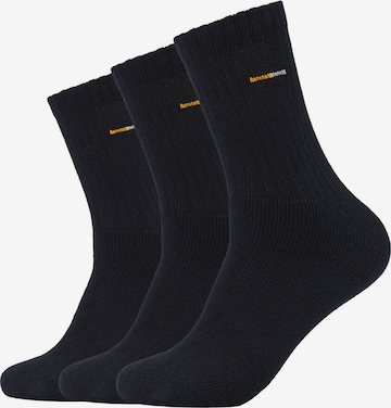 camano Socken in Schwarz: Vorderseite
