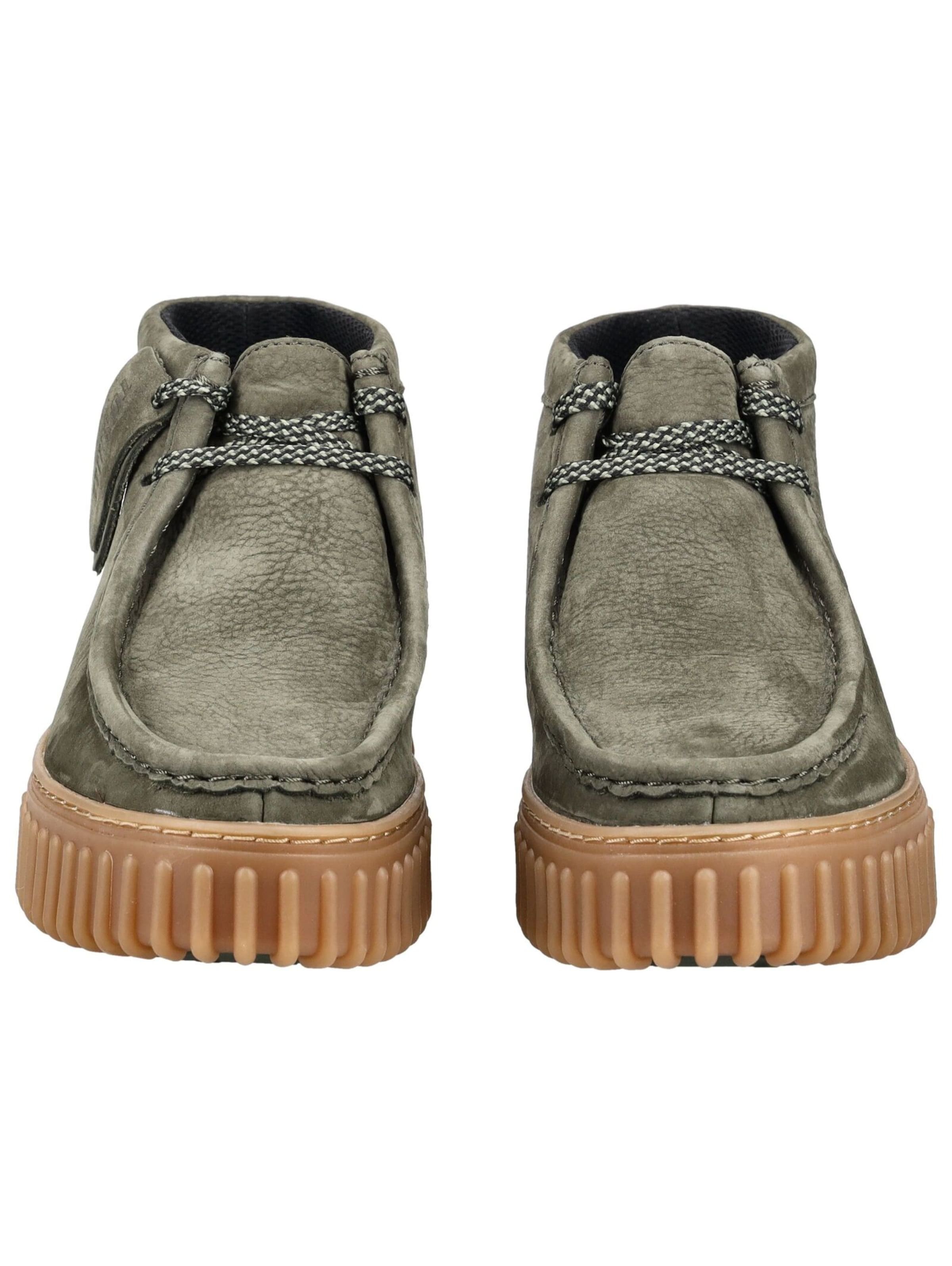 Bottines à lacets CLARKS en vert