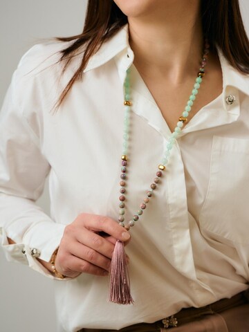 THE GEM STORIES JEWELRY Necklace 'Pastel Harmony Necklace' in Mixed colors