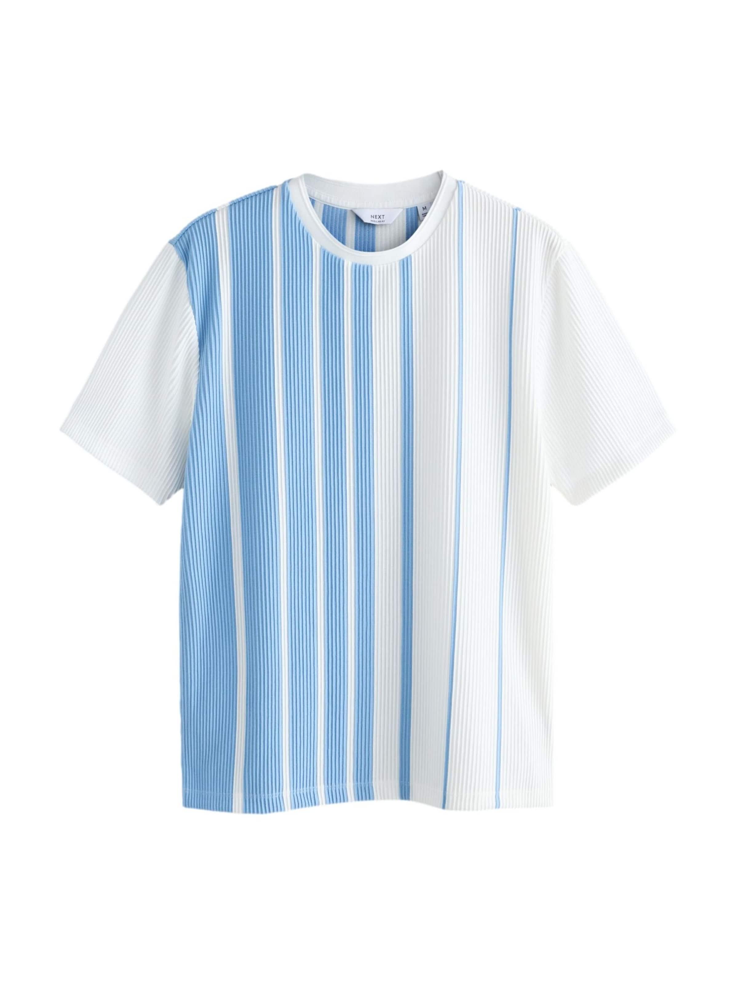 T-Shirt Next en bleu : devant
