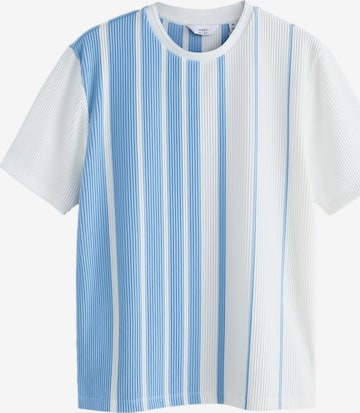 T-Shirt Next en bleu : devant