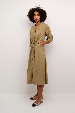 Kaffe Blusenkleid 'Nanna' in Braun