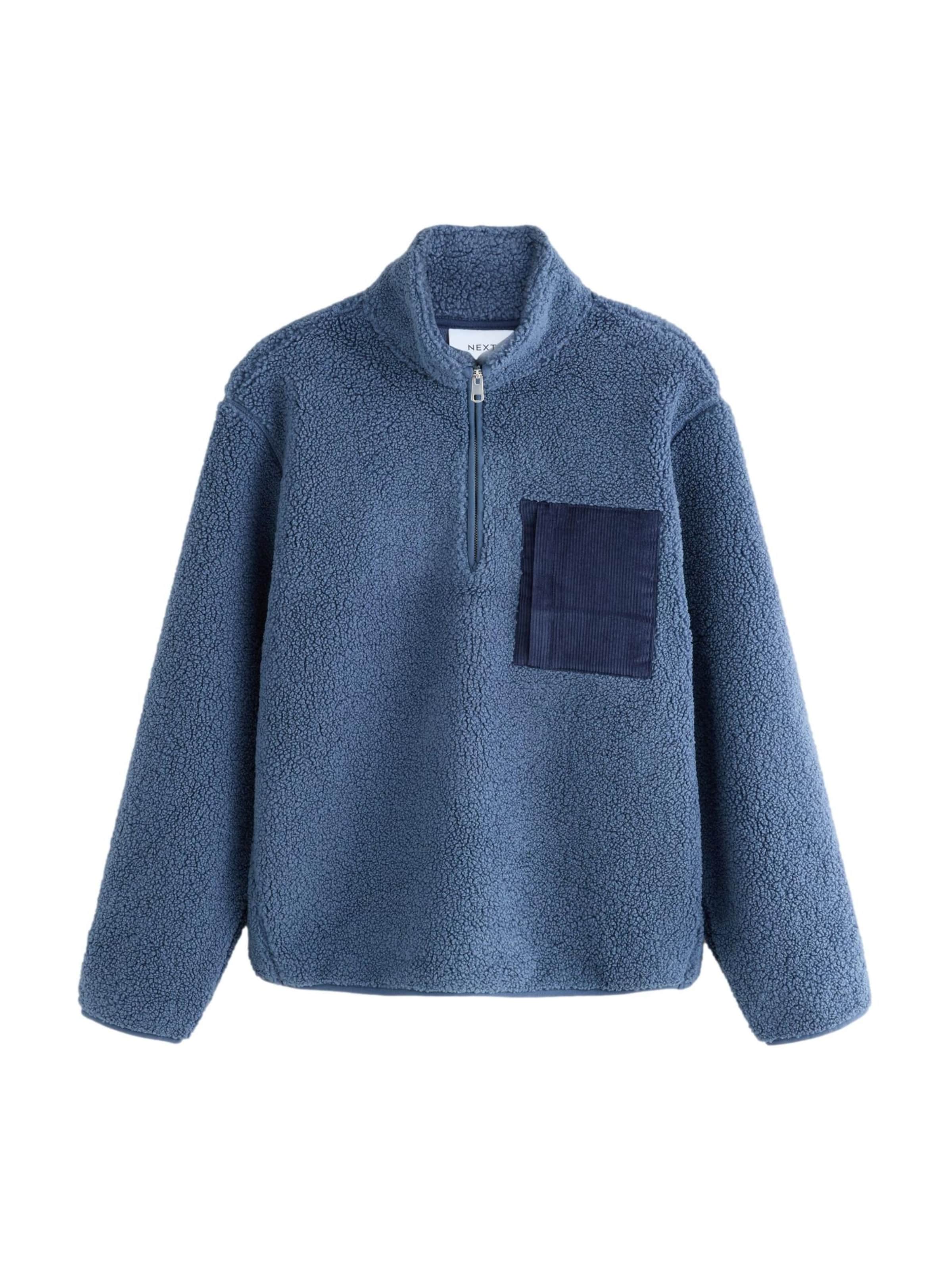 Next Pullover i blå: forside