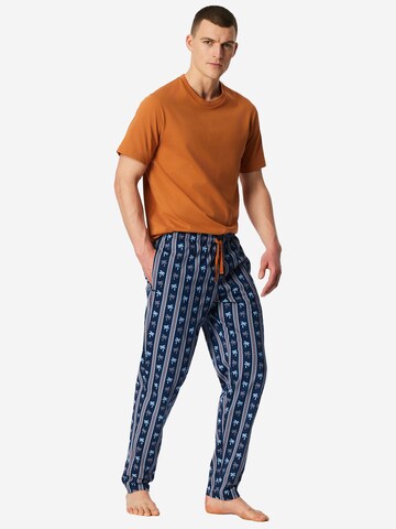 SCHIESSER Pyjamahose 'Mix Relax' in Blau