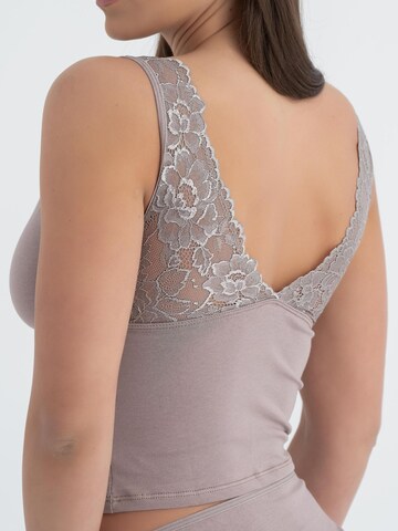 Evoni Bustier Wäsche-Sets 'mit Spitze'‌‌‌‌ in Braun