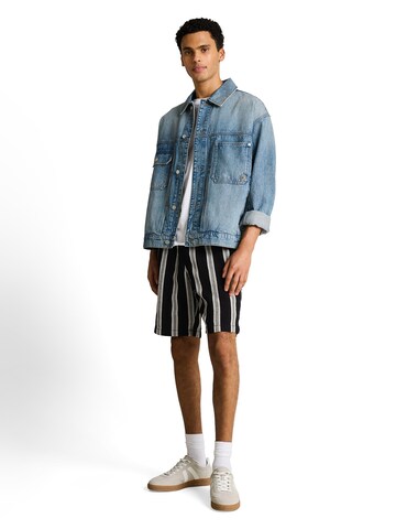 TOM TAILOR DENIM Loosefit Shorts in Schwarz