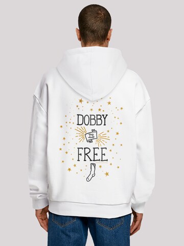F4NT4STIC Sweatshirt 'Harry Potter Dobby Is Free' in White: front