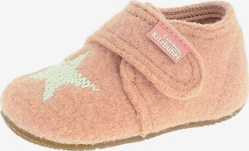 Living Kitzbühel Hausschuh 'Schurwolle' in Pink: Vorderseite